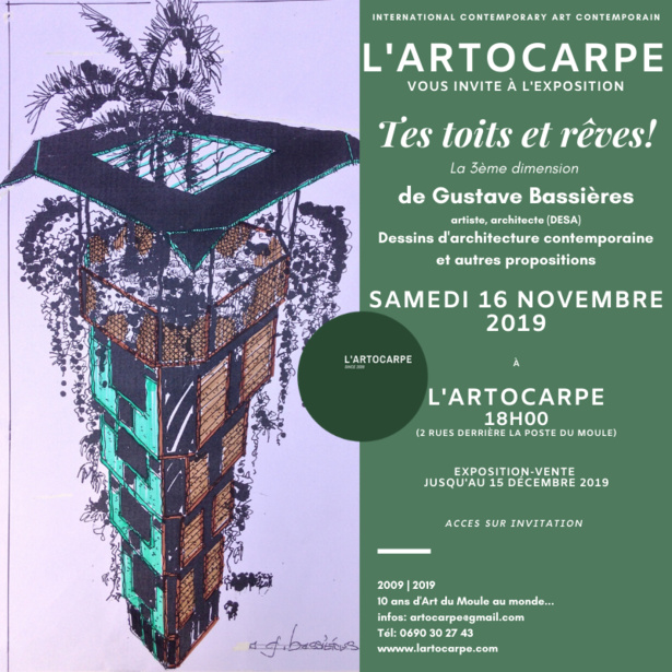 Exhibition until Dec. 15th 2019. Click on link to discover the video. Activez la vidéo de Gustave Bassières.