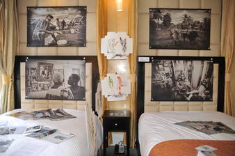 Exhibition in a hotel room