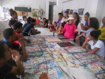 Workshop in Basse-Terre au Lycée Gerville-Réach.
