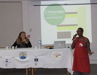 We had a gerat conference from Scarlett Jesus, art critic and member of L'Artocarpe