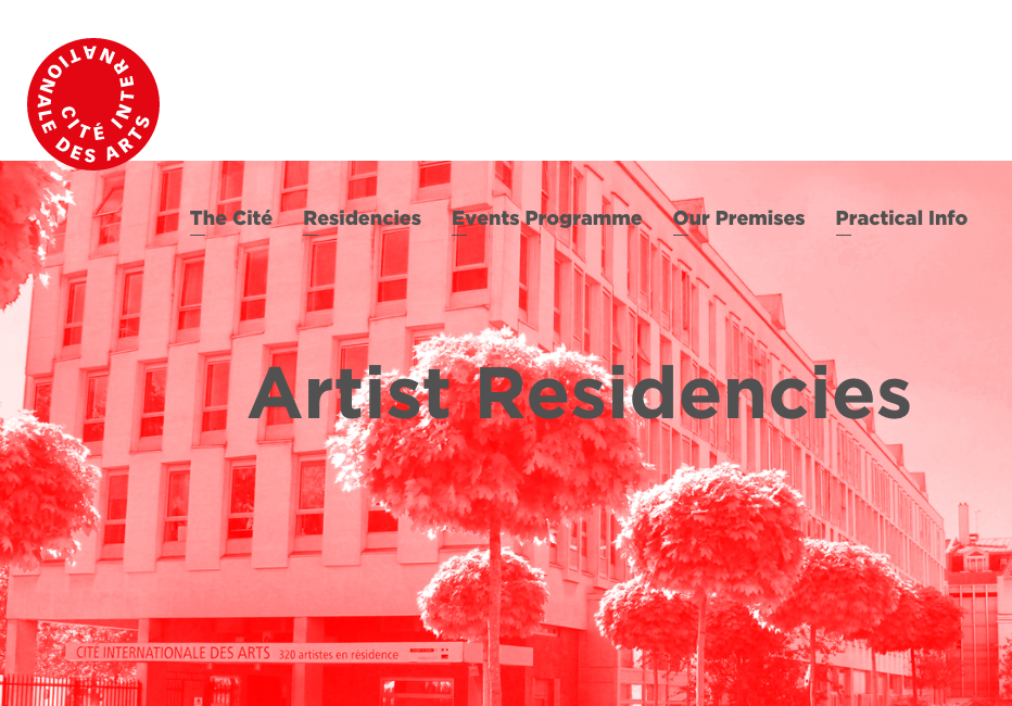 Call for a residency in Paris: 2019 Cité internationale des arts