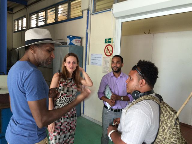 Visite de l'école d'art de Martinique